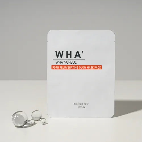 Wha'yunsul PDRN Rejuvenating Glow Mask 25g — peptide glow sheet mask