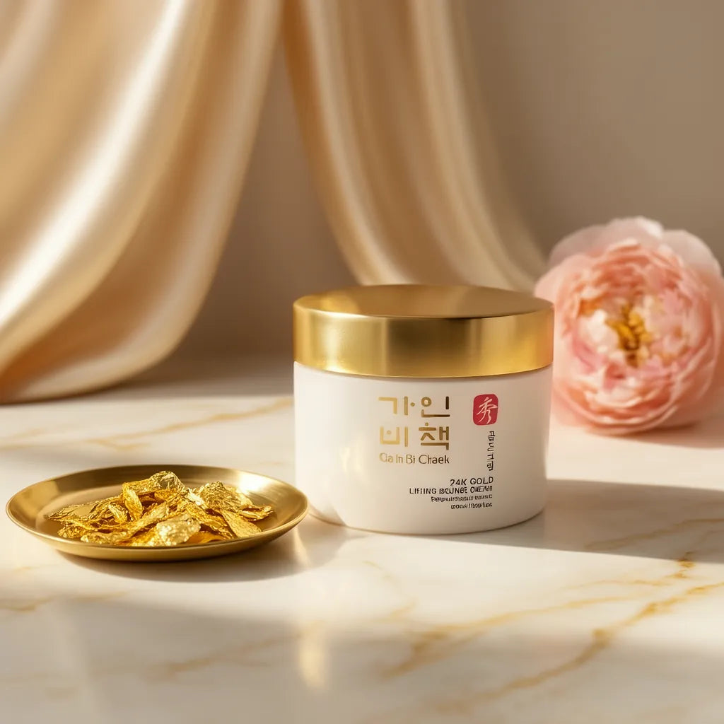 24K Gold Lifting Bounce Cream 100ml - Firming K-Beauty Moisturizer