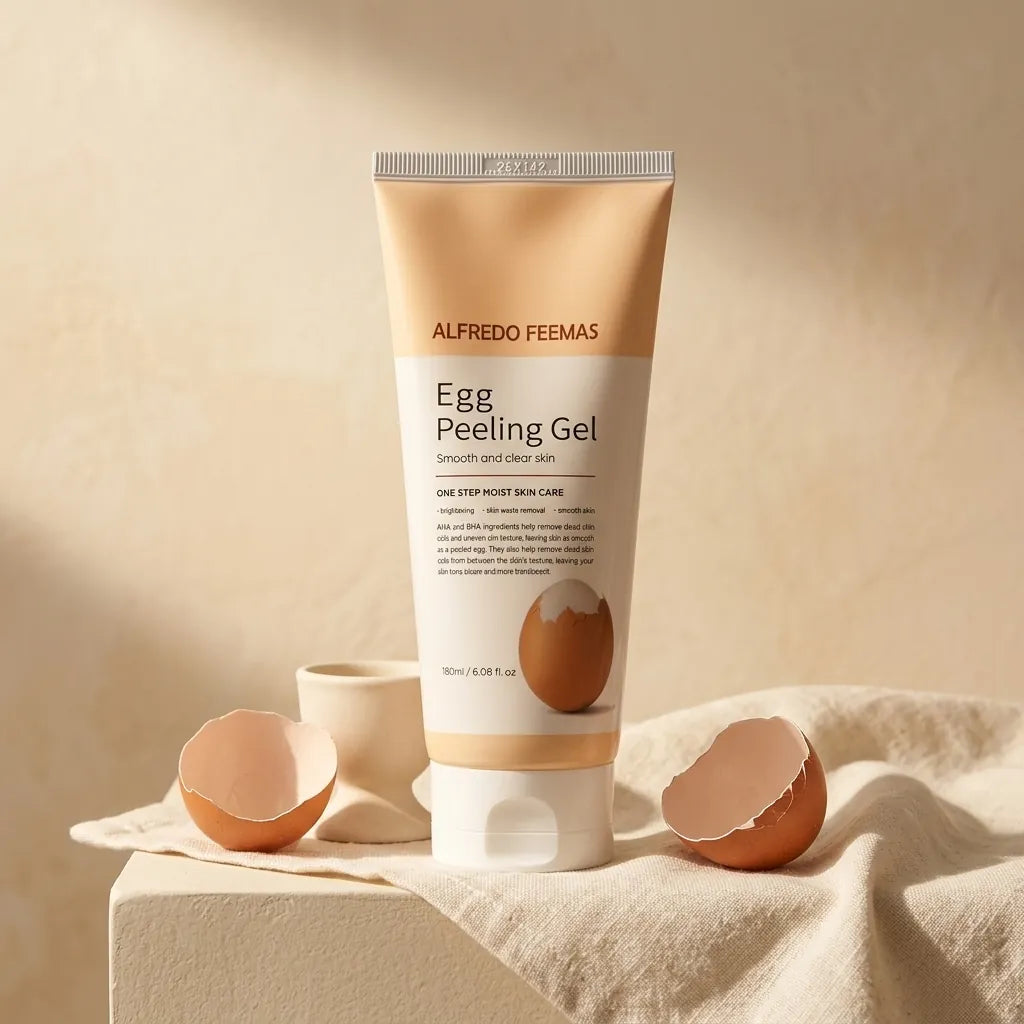 Alfredo Whimas Egg Peeling Gel 180ml - Gentle Face Exfoliator