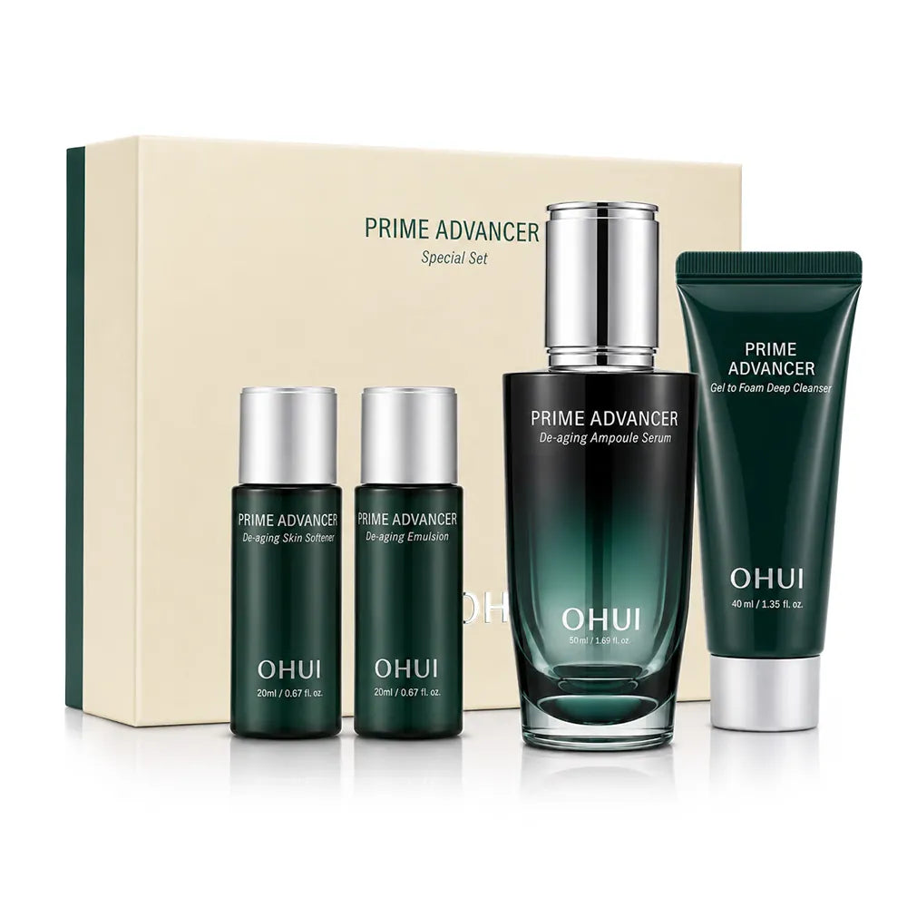 OHUI Prime Advancer De-Aging Ampoule Serum Special Set 50ml