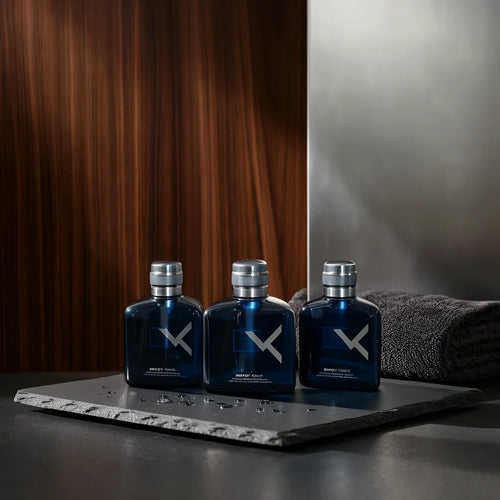 Bazzi Homme Energy Toner & Lotion Set (3-Piece)