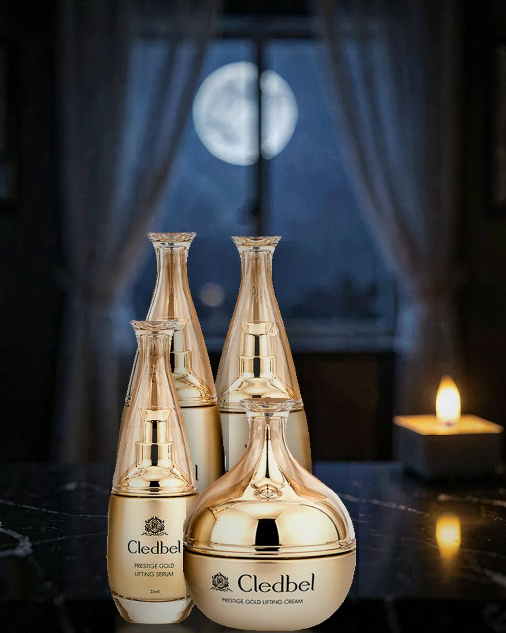 Lifestyle - Cledbel Prestige Gold Lifting 4-Piece Basic Skincare Set