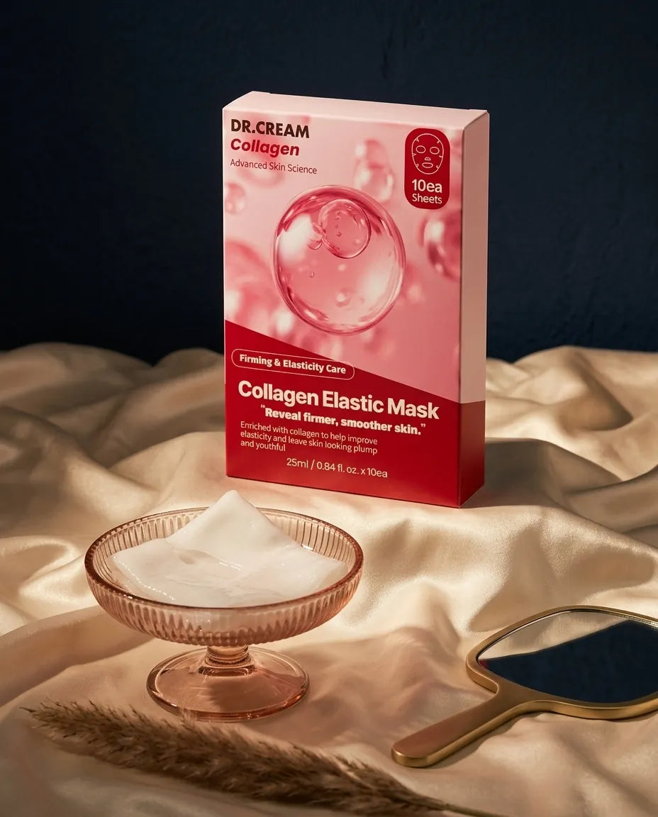 Lifestyle - Dr.Cream Collagen Elastic Sheet Mask - 10 Pack (K-Beauty Firming)