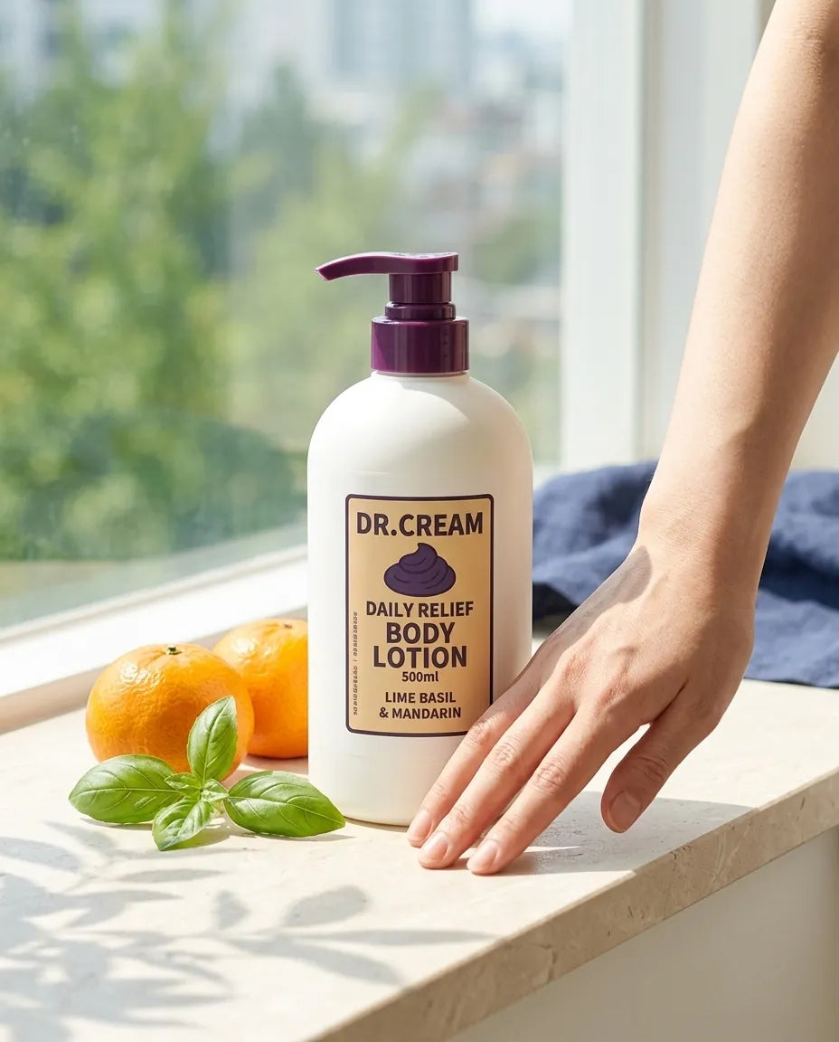 Lifestyle - Dr.Cream Daily Relief Body Lotion, Lime Basil & Mandarin 500ml