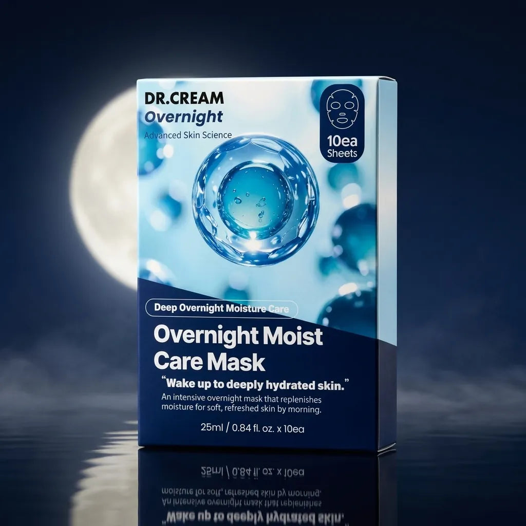 Dr.Cream Overnight Moist Care Sleeping Mask (10-Pack)