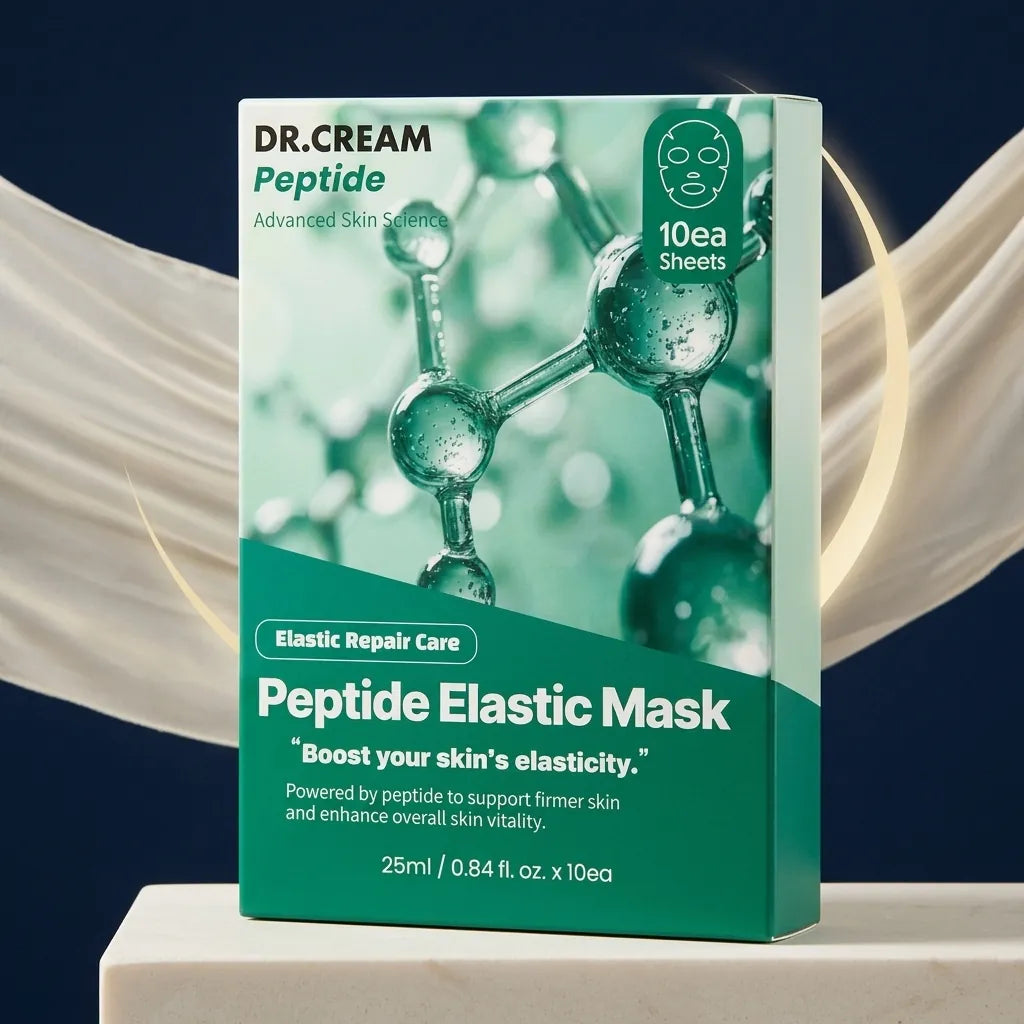 Dr.Cream Peptide Elastic Firming Sheet Mask (10 Pack)