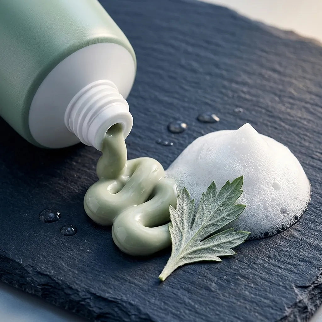 Detail - Farmstay Farmer Mugwort Cleansing Foam 180ml - K-Beauty Face Wash