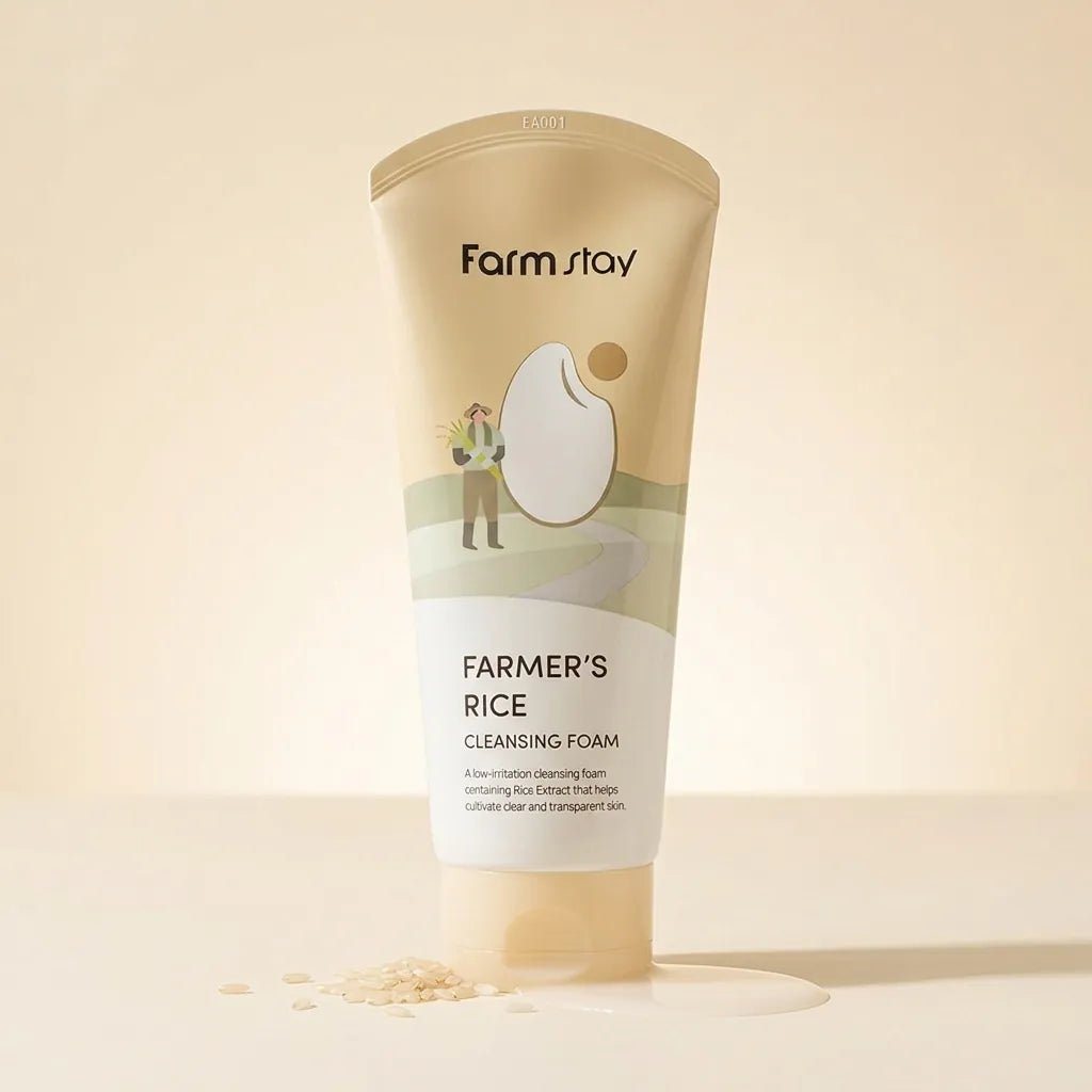 Farmstay Farmer's Rice Cleansing Foam 180ml