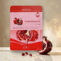 Farmstay Pomegranate Sheet Mask - Brightening K-Beauty, 10 Pack