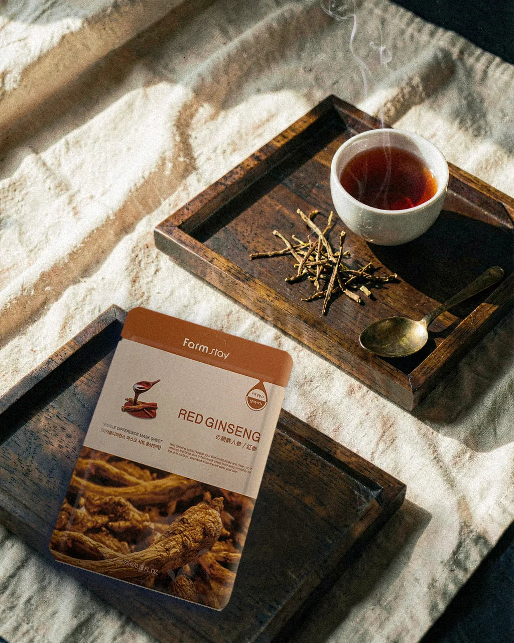 Lifestyle - Farmstay Visible Difference Red Ginseng Sheet Mask 23ml (10pk)