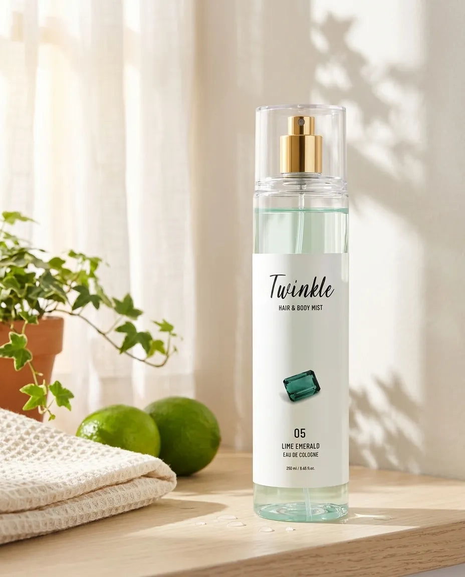 Lifestyle - Food a Holic Twinkle Shimmer Hair & Body Mist 250ml - Lime Emerald