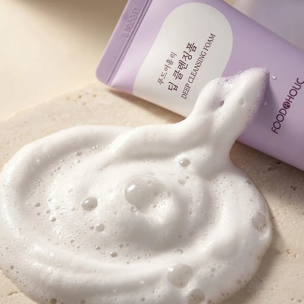Detail - Foodaholic Deep Cleansing Foam - Travel Size 50ml K-Beauty Cleanser
