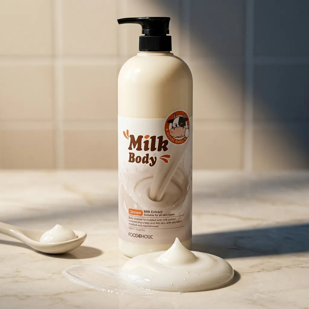 Detail - Foodaholic Milk Body Cleanser 1000ml - Creamy K-Beauty Body Wash