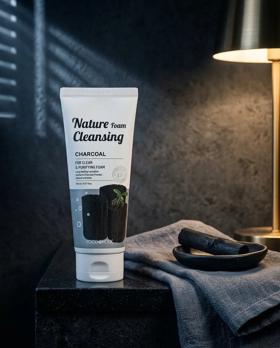 Lifestyle - Foodaholic Nature Foam Cleansing 150ml - Charcoal Deep Pore Cleanser