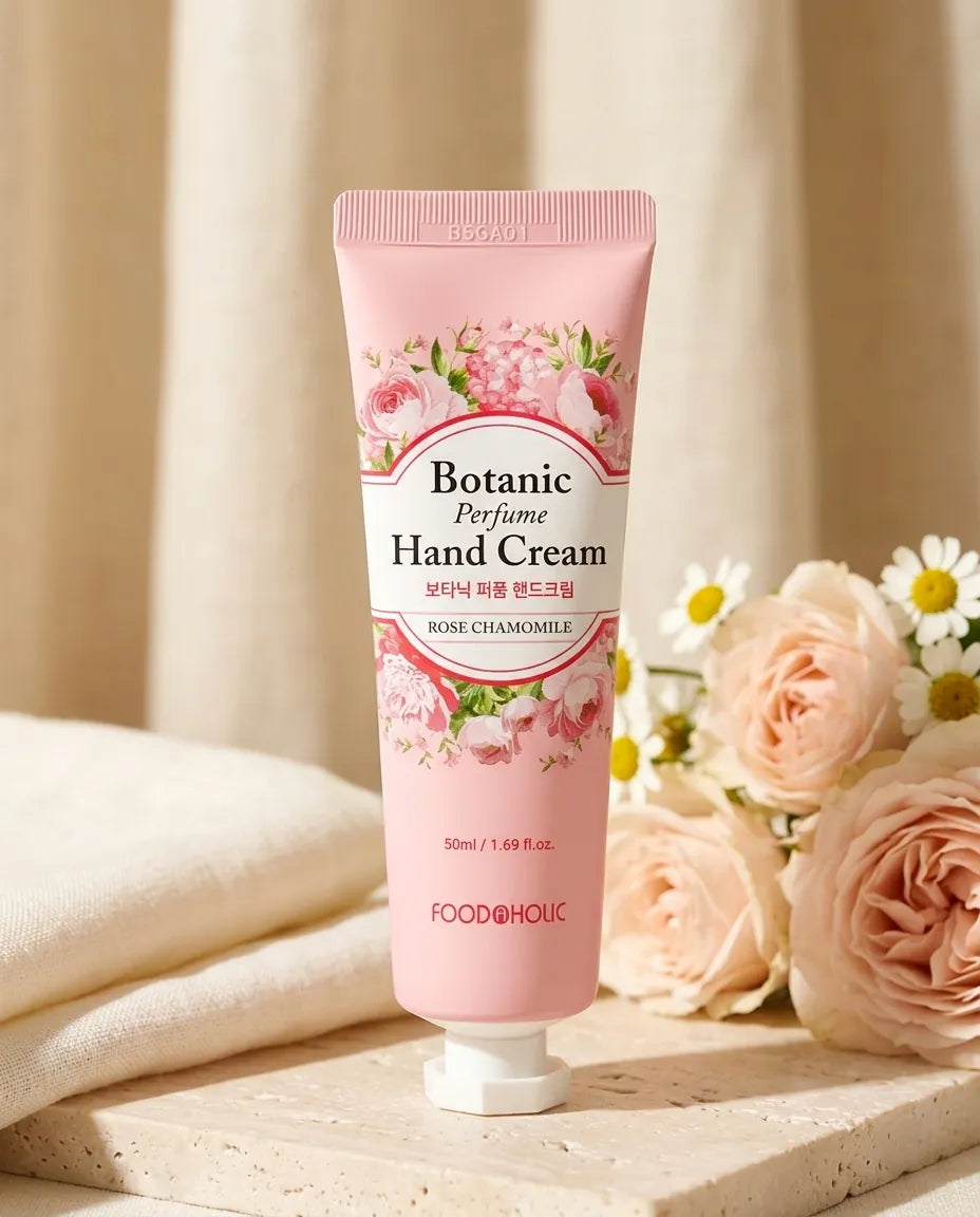 Lifestyle - Foodaholic Rose Chamomile Perfume Hand Cream 50ml