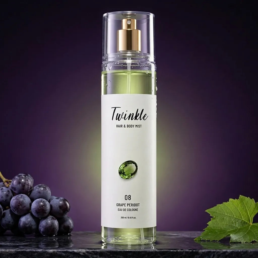 Foodaholic Twinkle Hair & Body Mist 250ml - Grape Peridot