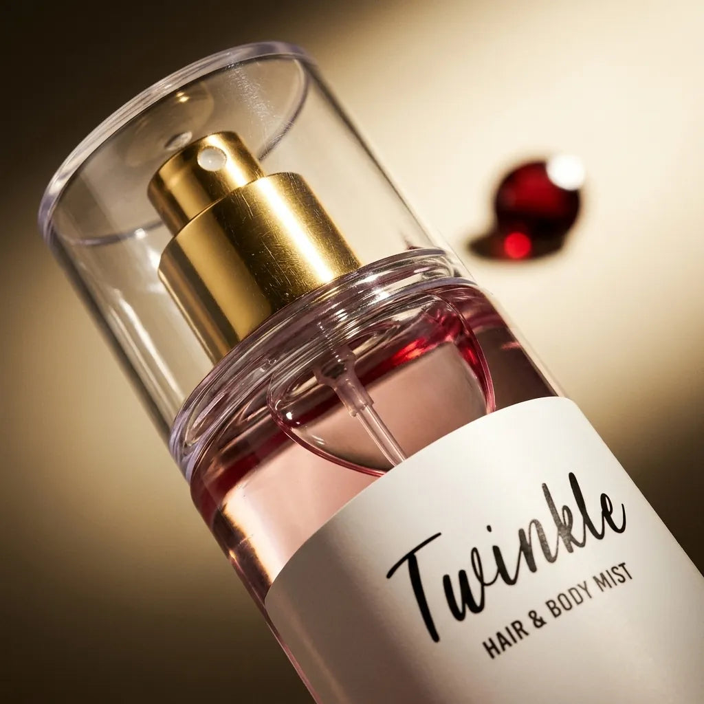 Detail - Foodaholic Twinkle Hair & Body Mist 250ml - Poem Garnet