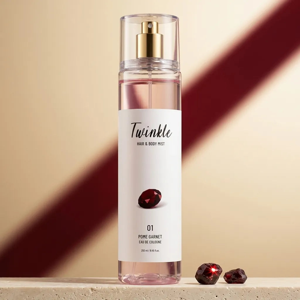 Foodaholic Twinkle Hair & Body Mist 250ml - Poem Garnet