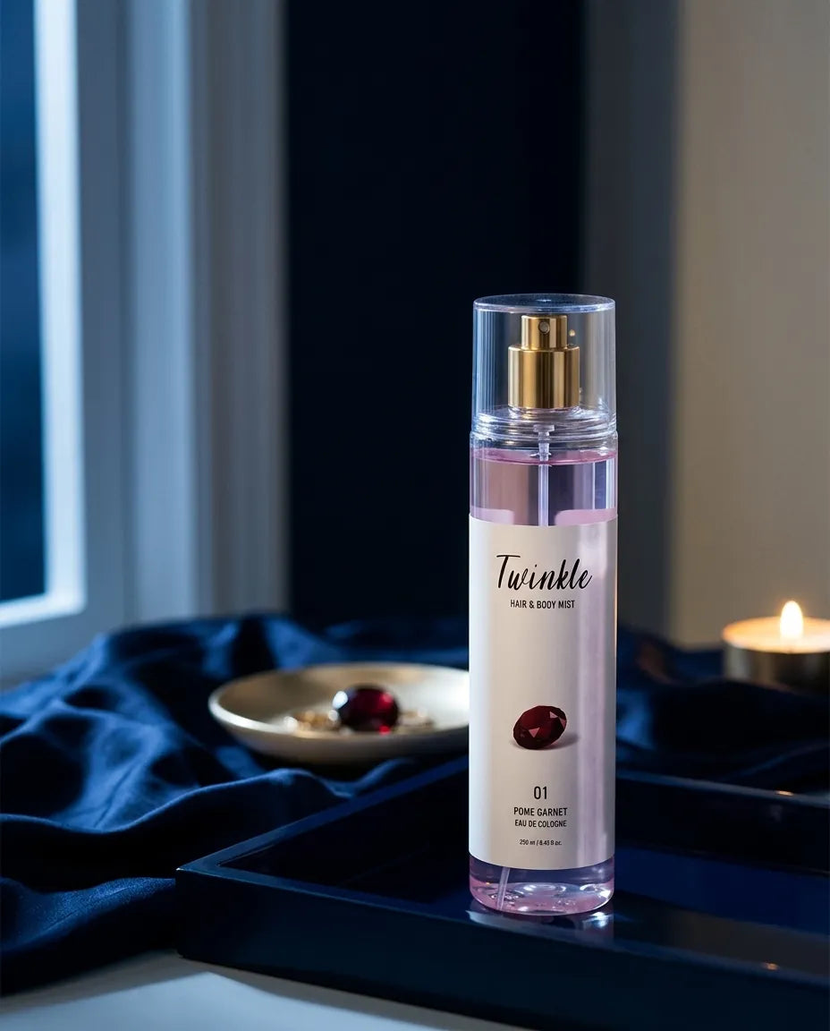 Lifestyle - Foodaholic Twinkle Hair & Body Mist 250ml - Poem Garnet