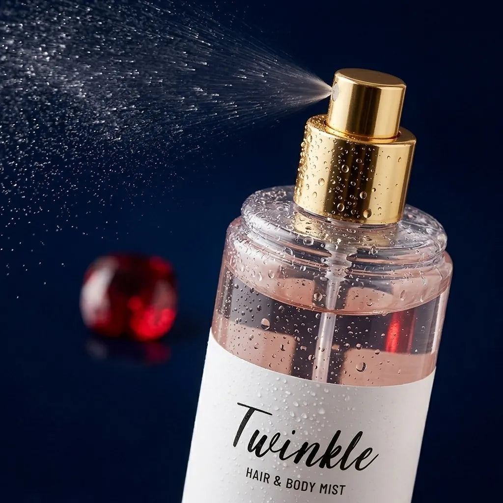 Detail - Foodaholic Twinkle Hair & Body Mist 250ml - Ruby Red K-Beauty Spray