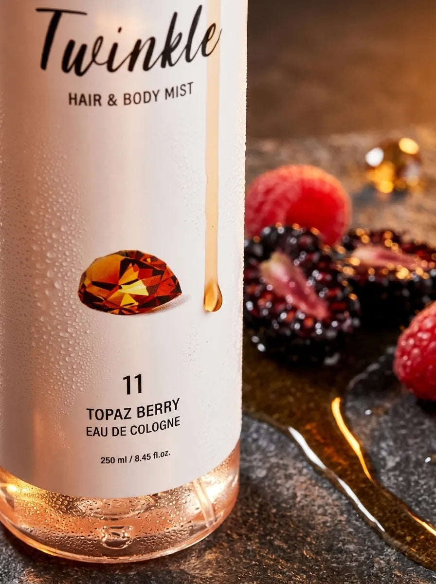 Detail - Foodaholic Twinkle Hair & Body Mist 250ml - Topaz Berry