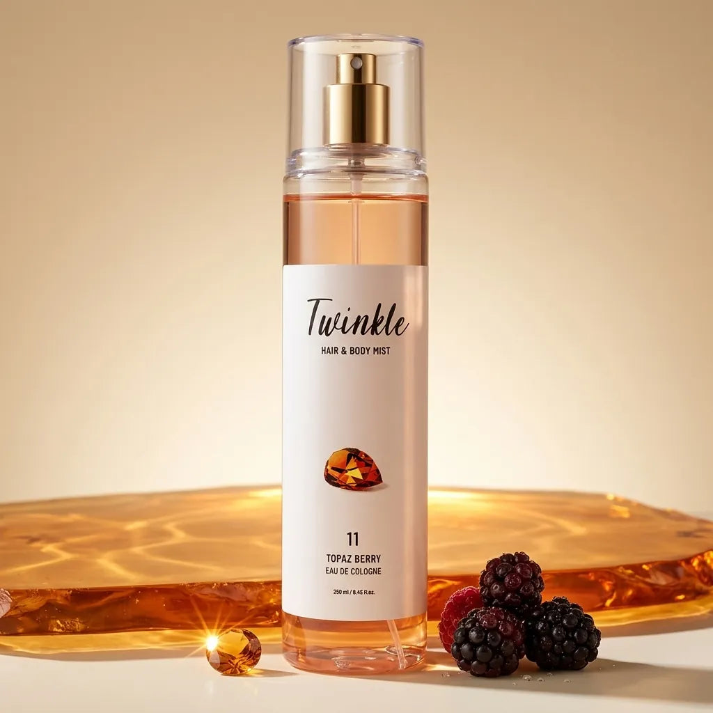 Foodaholic Twinkle Hair & Body Mist 250ml - Topaz Berry
