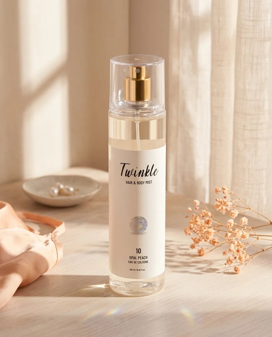 Lifestyle - Foodaholic Twinkle Hair & Body Shimmer Mist 250ml - Opal Peach
