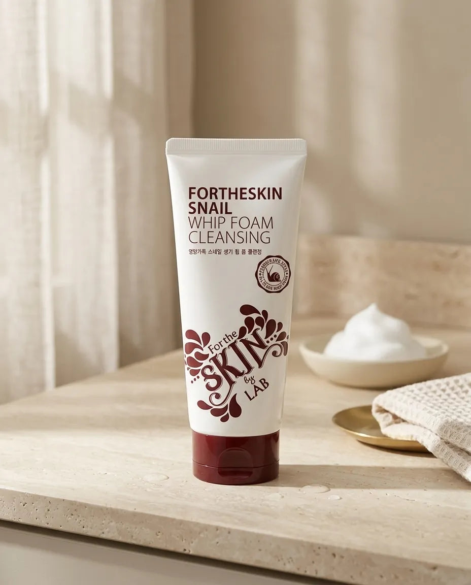 Lifestyle - Forderskin Snail Whip Foam Cleanser 180ml - Gentle Mucin Face Wash
