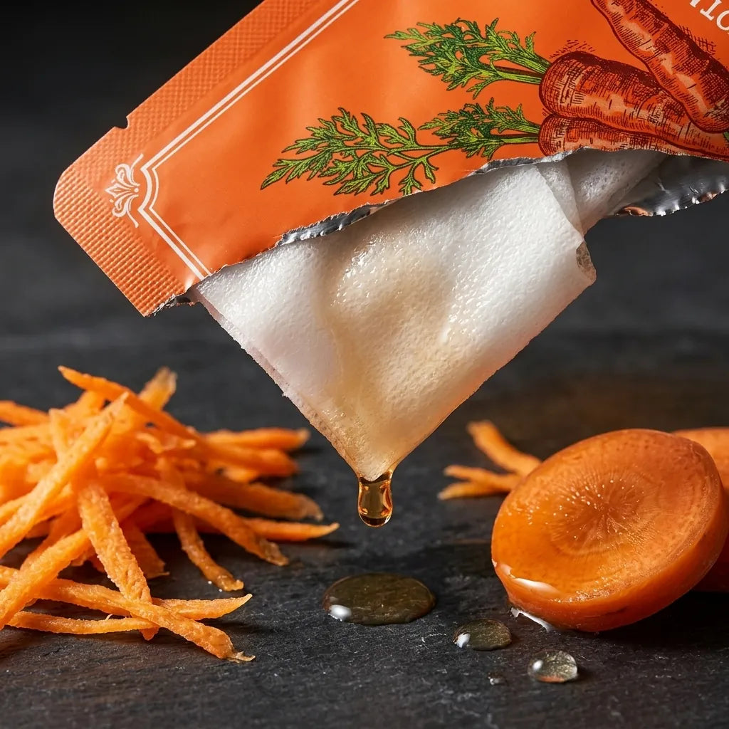 Detail - Forderskin Superfood Vegetable Double Shot Mask - Carrot (10pk)