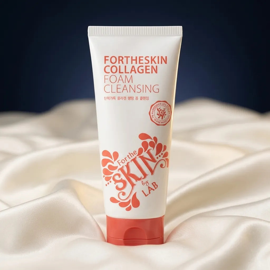 Fortheskin Collagen Foam Cleansing 180ml - K-Beauty Face Wash