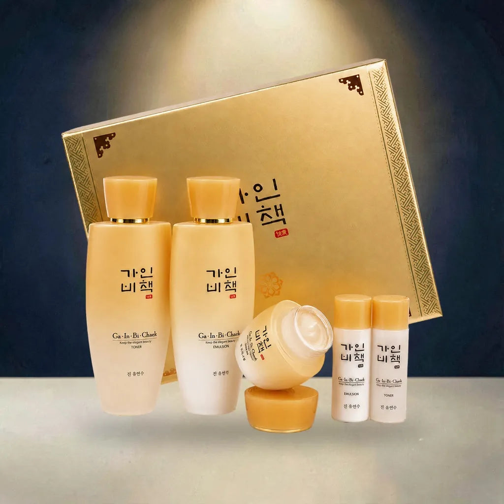Gainbichaek Jin Ginseng 3-Piece Korean Skincare Set