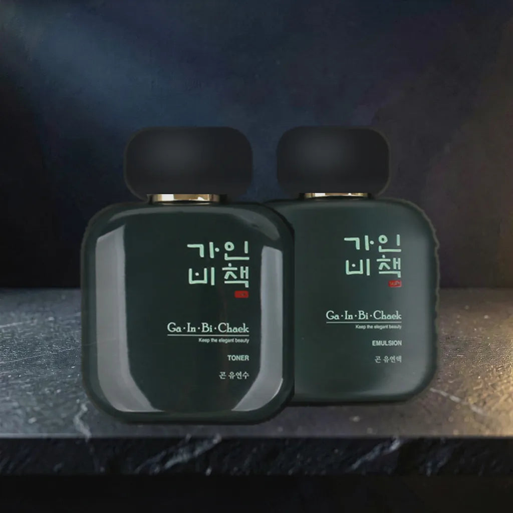 Gainbicheck Gon Men's Toner & Emulsion Duo Set (150ml+30ml x2)