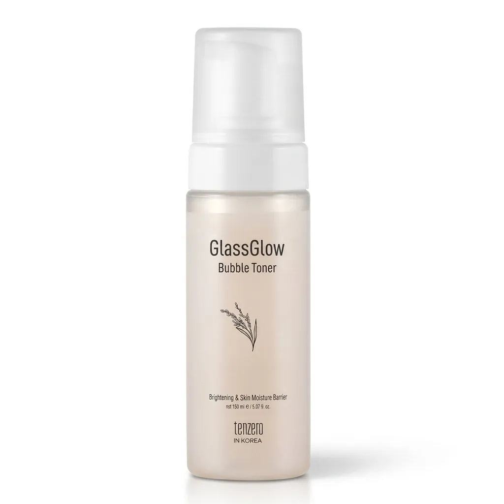 Tenzero Glass Glow Bubble Toner 150ml — hydrating glass-skin toner
