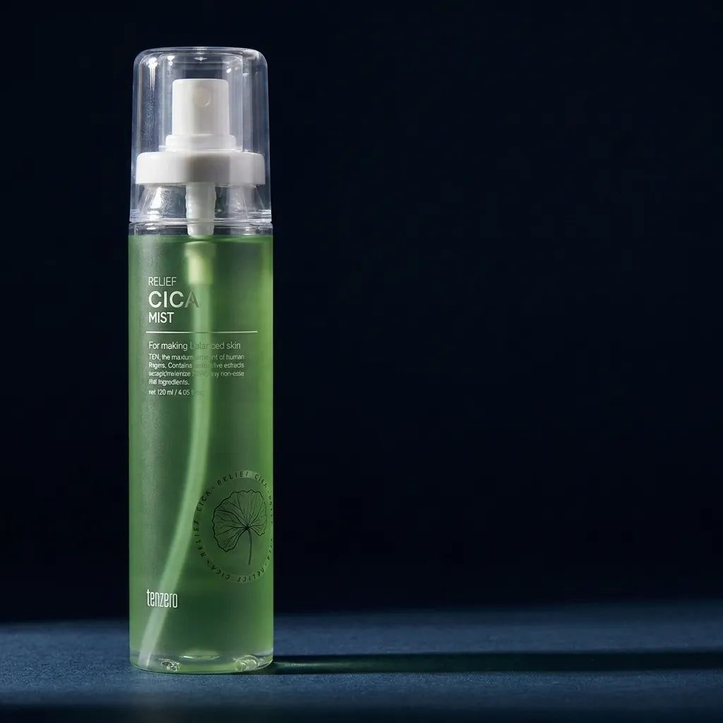 Detail - TENZERO Relief Cica Mist 120ml — Korean Centella calming face mist
