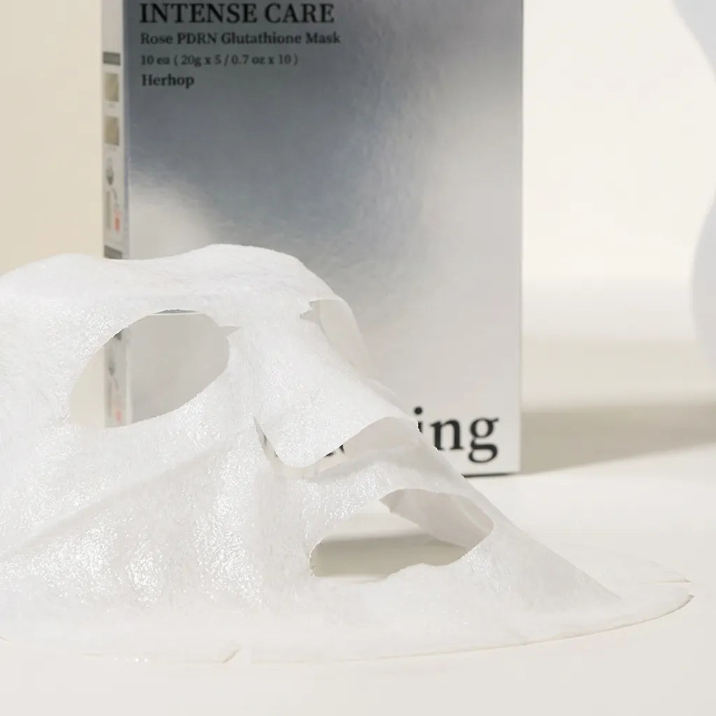 Detail - Herhop Rose PDRN Glutathione Brightening Sheet Mask (10 Pack)