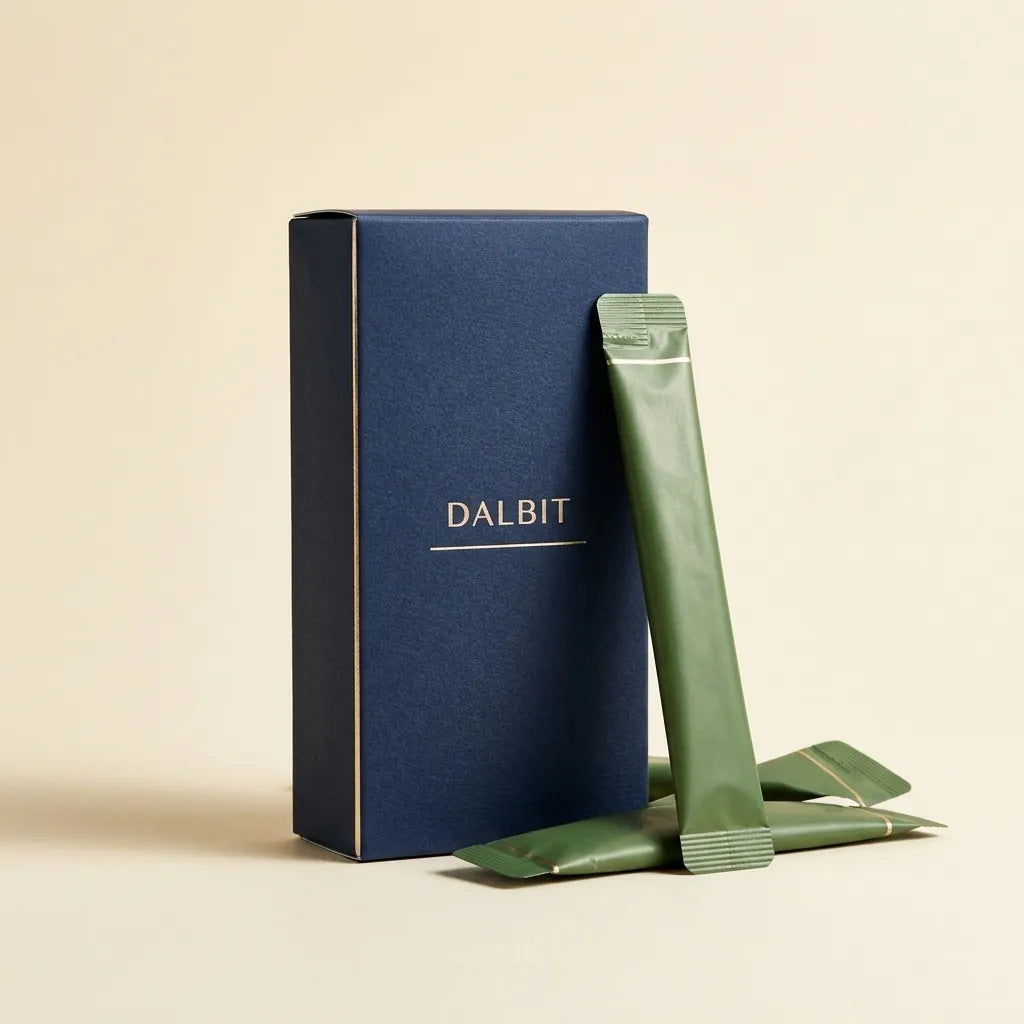 Jeju Matcha Collagen Jelly Sticks - Korean Green Tea Snack