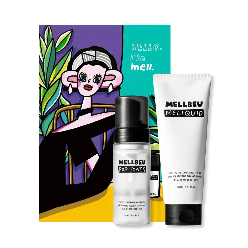Melbe Daily Care Set — K-beauty Bubble Toner & Serum Duo