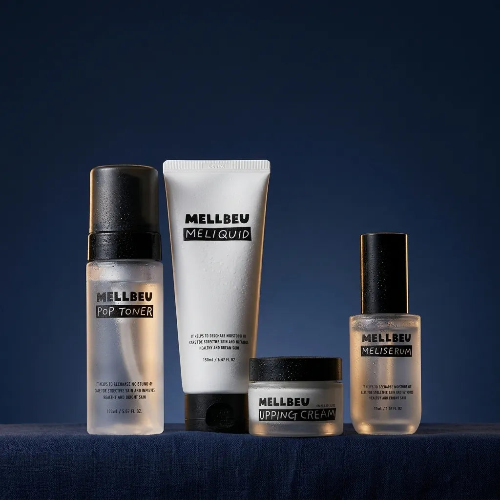 Detail - Mellbeu Makeup-Ready Synergy Set — 4-Step Korean Skin Prep Ritual