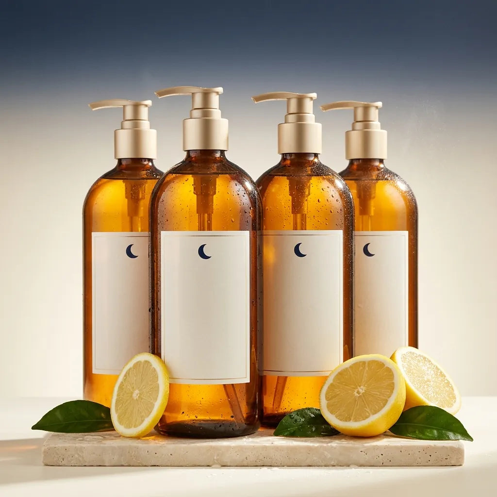 Merhen Lab Aroma Massage Oil with Lemon 1000ml (2+2 Set)