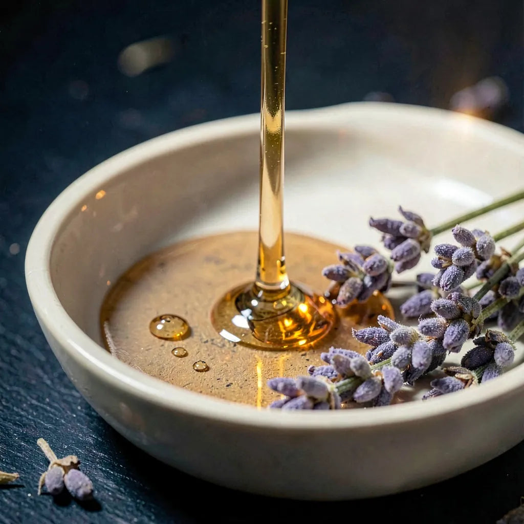 Detail - Merhenlab Aroma Massage Oil with Lavender 1000ml (Twin Pack)