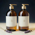 Merhenlab Aroma Massage Oil with Lavender 1000ml (Twin Pack)