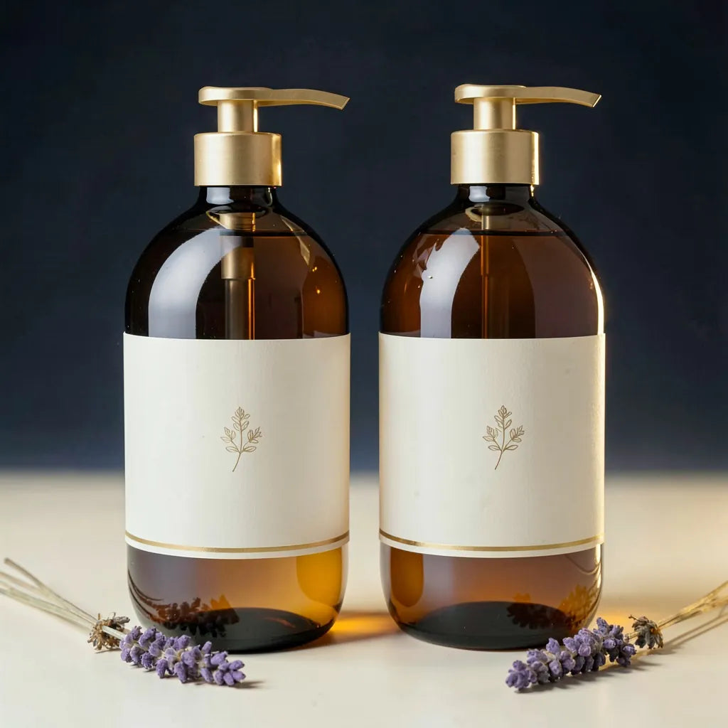 Merhenlab Aroma Massage Oil with Lavender 1000ml (Twin Pack)