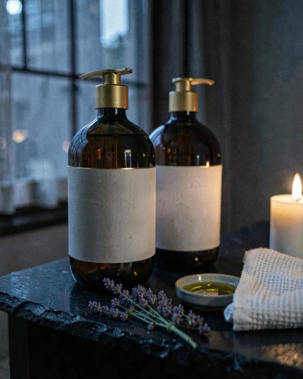 Lifestyle - Merhenlab Aroma Massage Oil with Lavender 1000ml (Twin Pack)