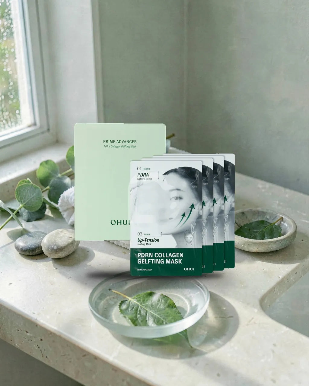 Lifestyle - O HUI Prime Advancer PDRN Collagen Gel Fitting Mask, 4 Sheets