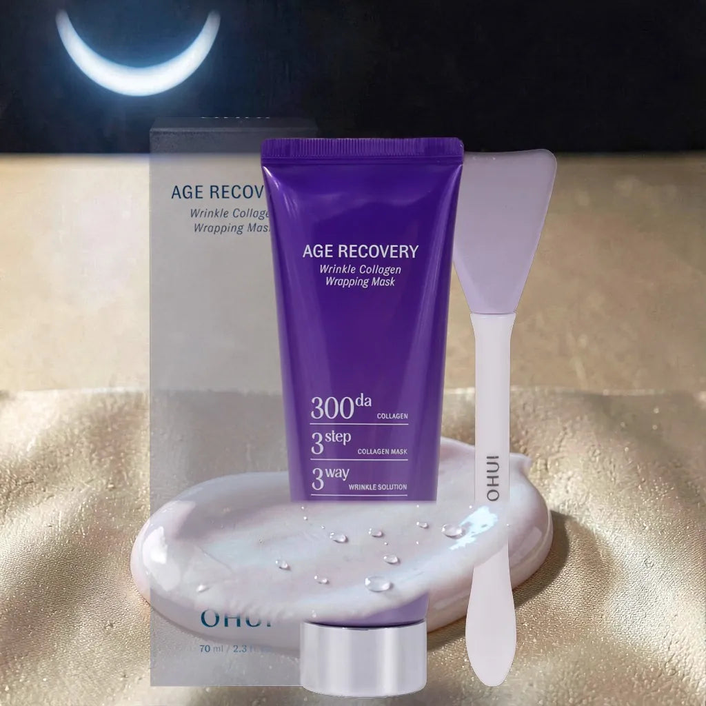 Detail - OHUI Age Recovery Collagen Wrapping Mask 70ml with Brush