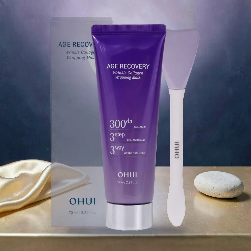 OHUI Age Recovery Collagen Wrapping Mask 70ml with Brush
