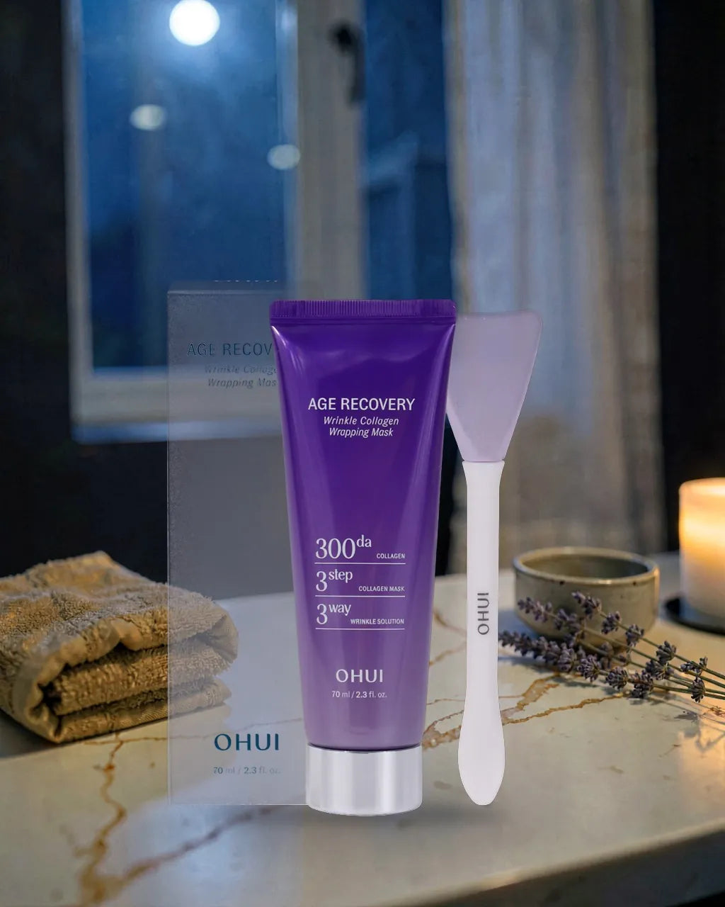Lifestyle - OHUI Age Recovery Collagen Wrapping Mask 70ml with Brush