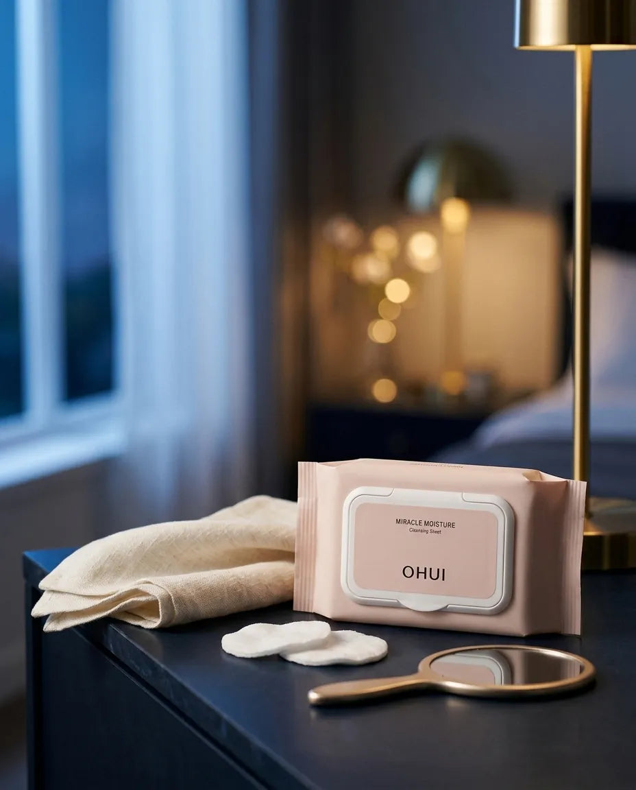 Lifestyle - OHUI Miracle Moisture Cleansing Tissue 60-Pack Makeup Remover Wipes