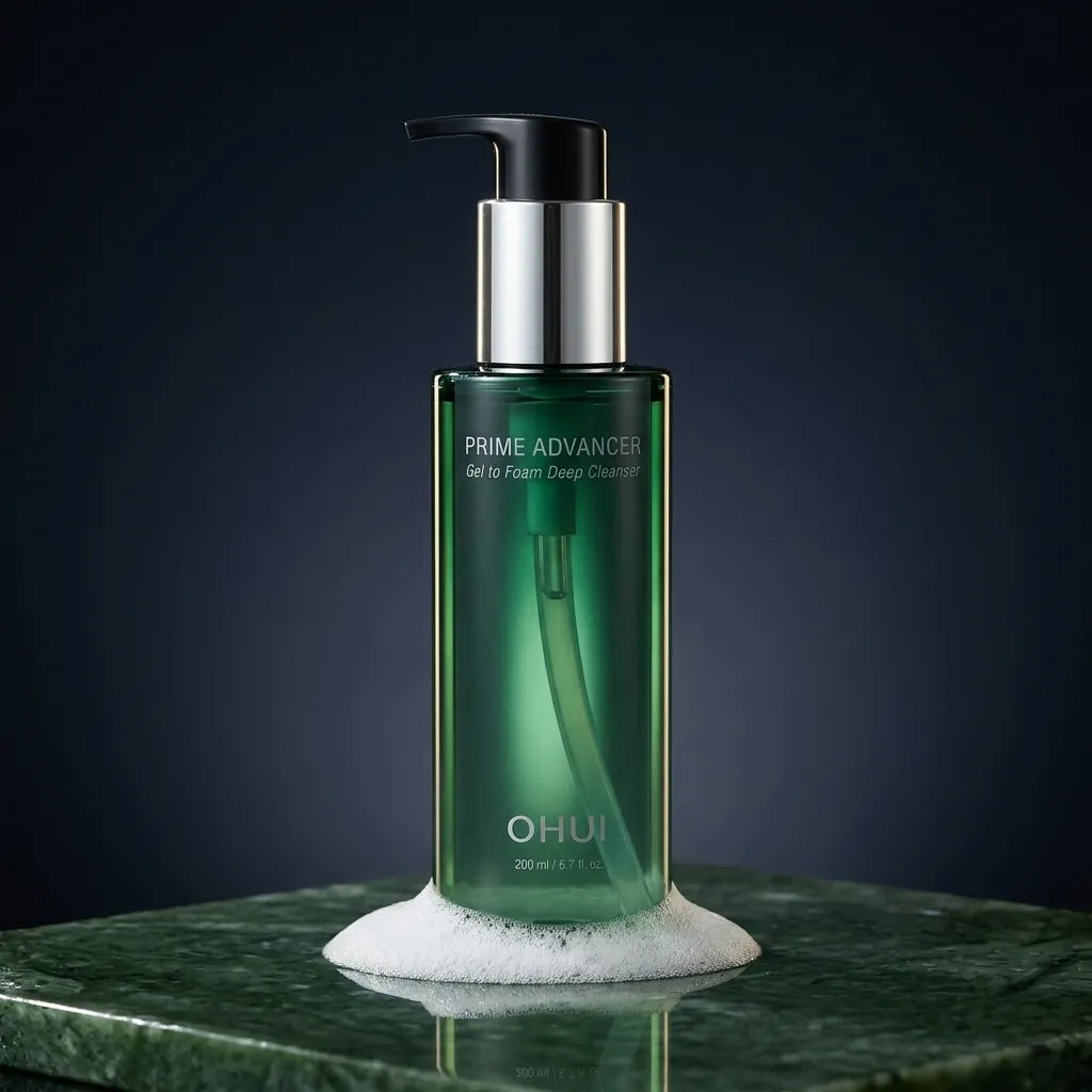 OHUI Prime Advancer Gel to Foam Deep Cleanser 200ml