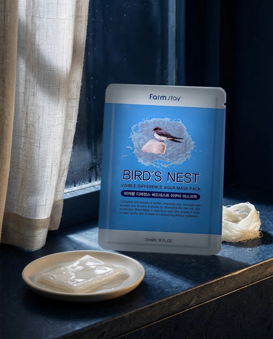 Lifestyle - Palmstay Bird's Nest Aqua Hydrating Sheet Mask (10-Pack)